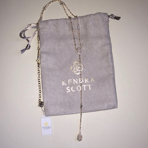 Kendra Scott Jewelry - NWT Kendra Scott Claudia Lariat Necklace In Gold